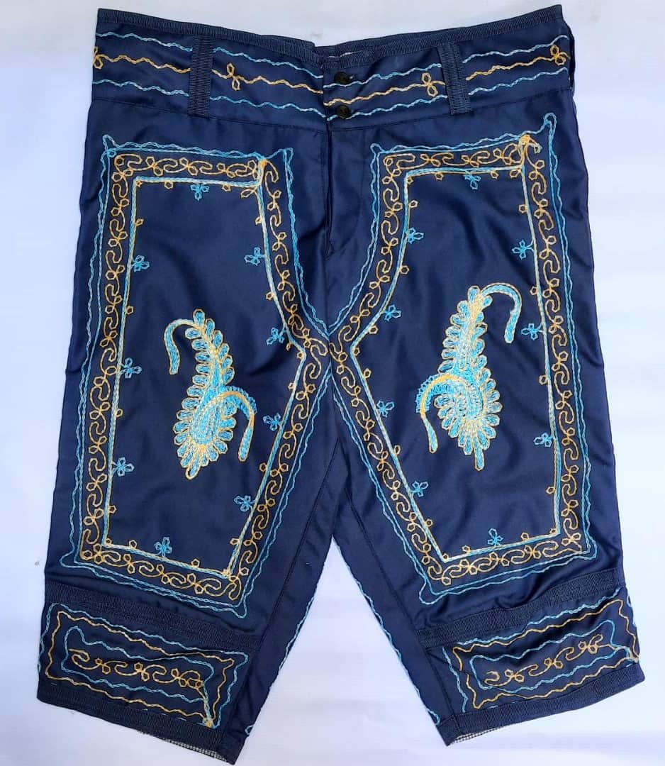 شلوارک زورخانه ای آبی رنگ